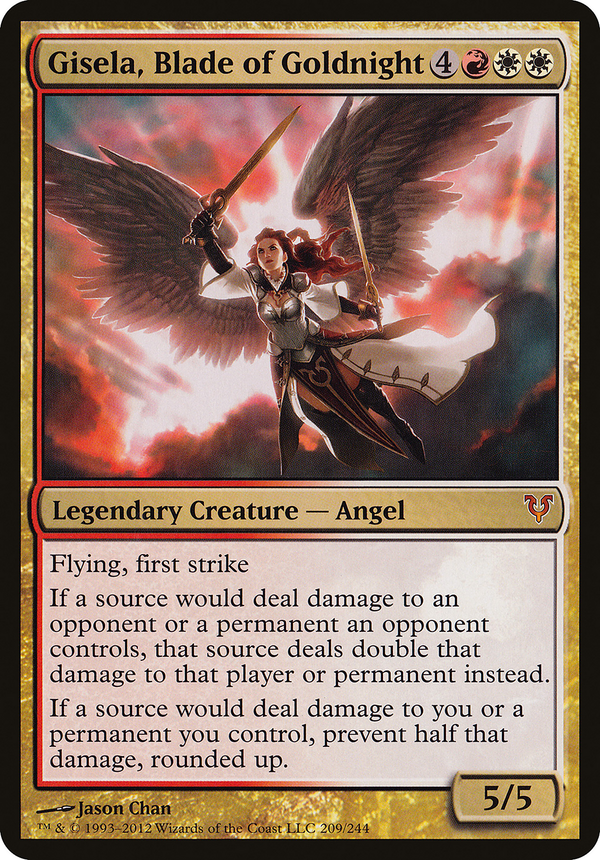 Gisela, Blade of Goldnight (Avacyn Restored) (OVER-209) - Open the Helvault