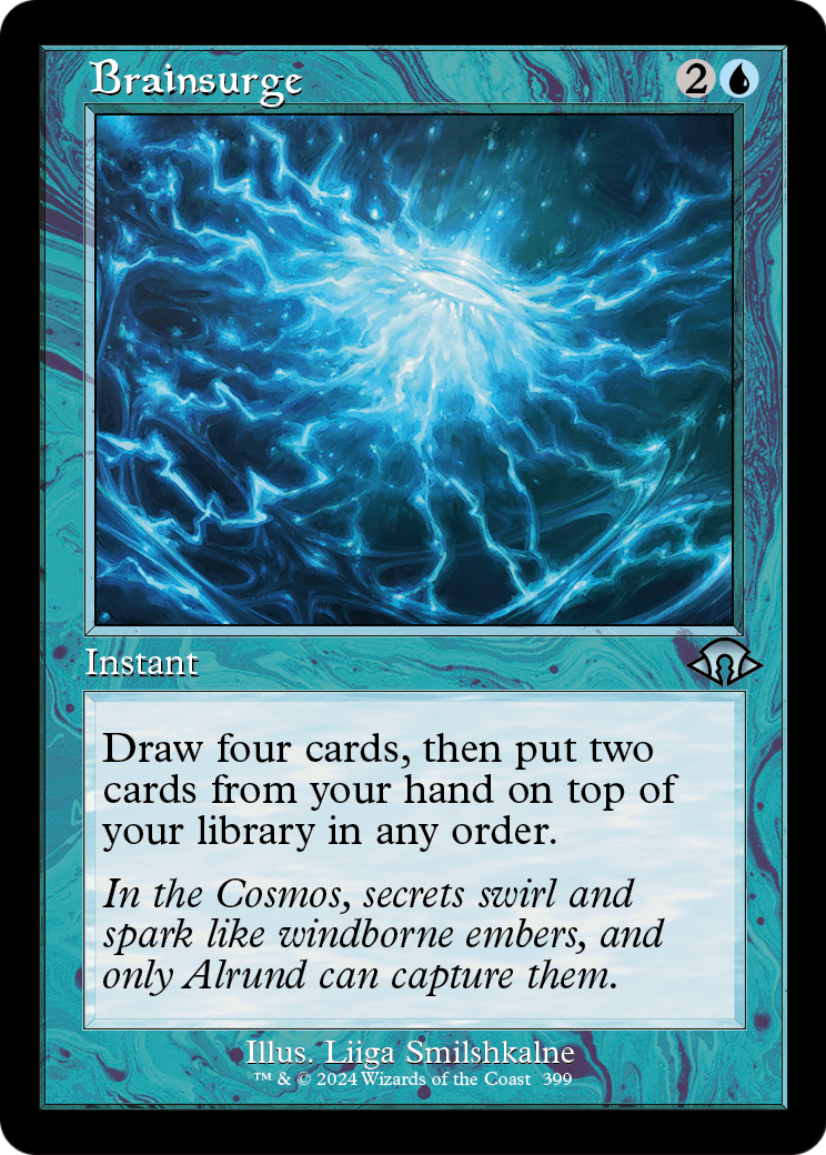 Brainsurge (Retro Frame) (MH3-399) - Modern Horizons 3 Foil