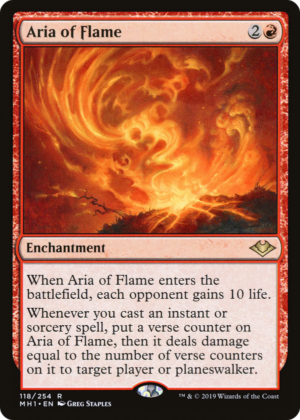 Aria of Flame (MH1-118) - Modern Horizons