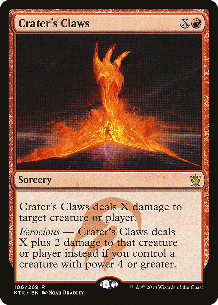 Crater's Claws (KTK-106) - Khans of Tarkir Foil
