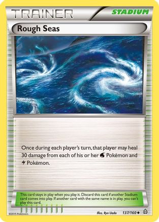 Rough Seas 137 - Reverse Holofoil XY Primal Clash - Uncommon
