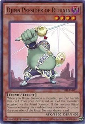Djinn Presider of Rituals (THSF-EN037) - The Secret Forces 1st Edition