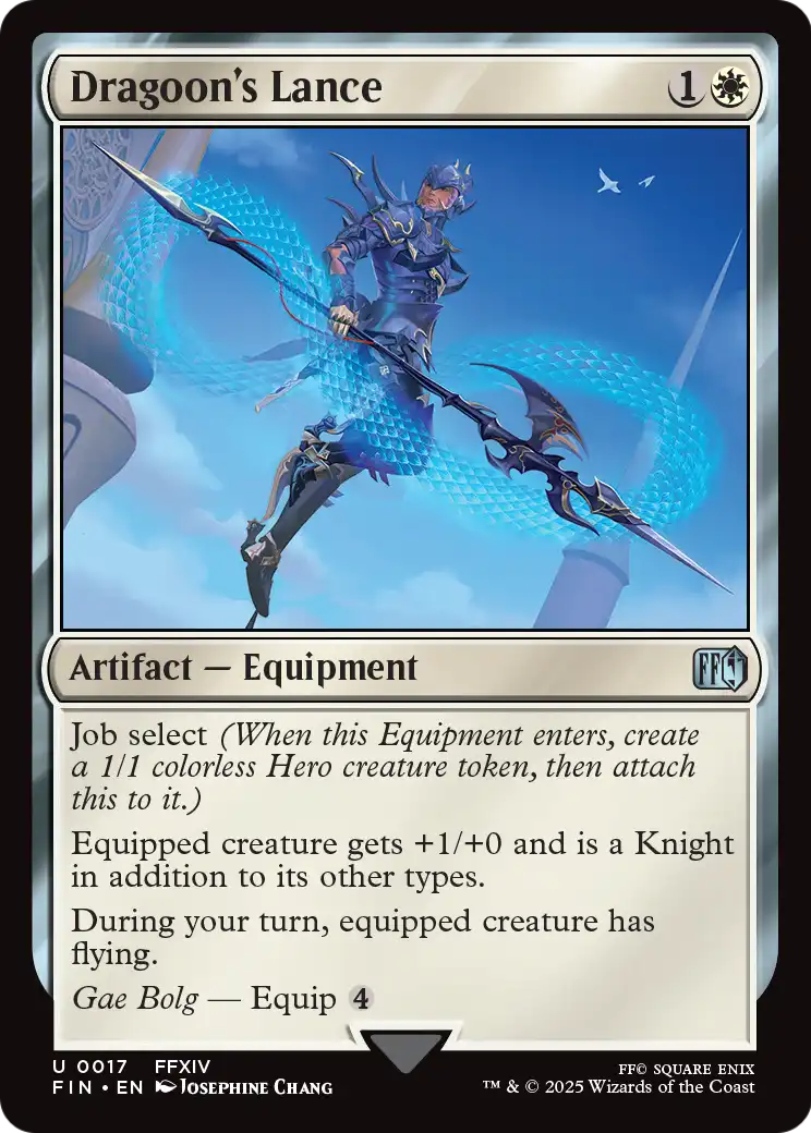 Dragoon's Lance (FIN-017) - FINAL FANTASY Foil