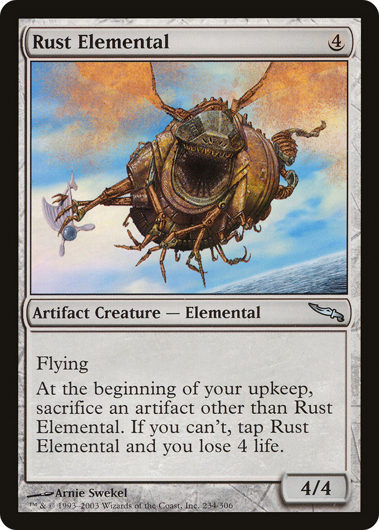 Rust Elemental (MRD-234) - Mirrodin