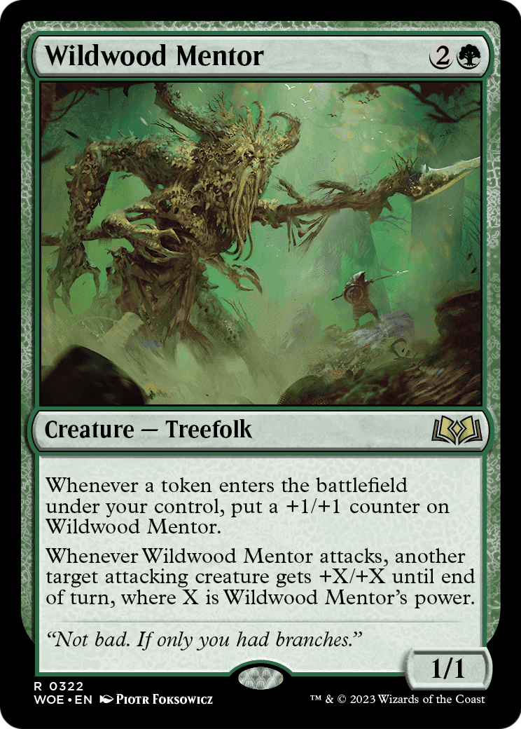 Wildwood Mentor (WOE-322) - Wilds of Eldraine Foil
