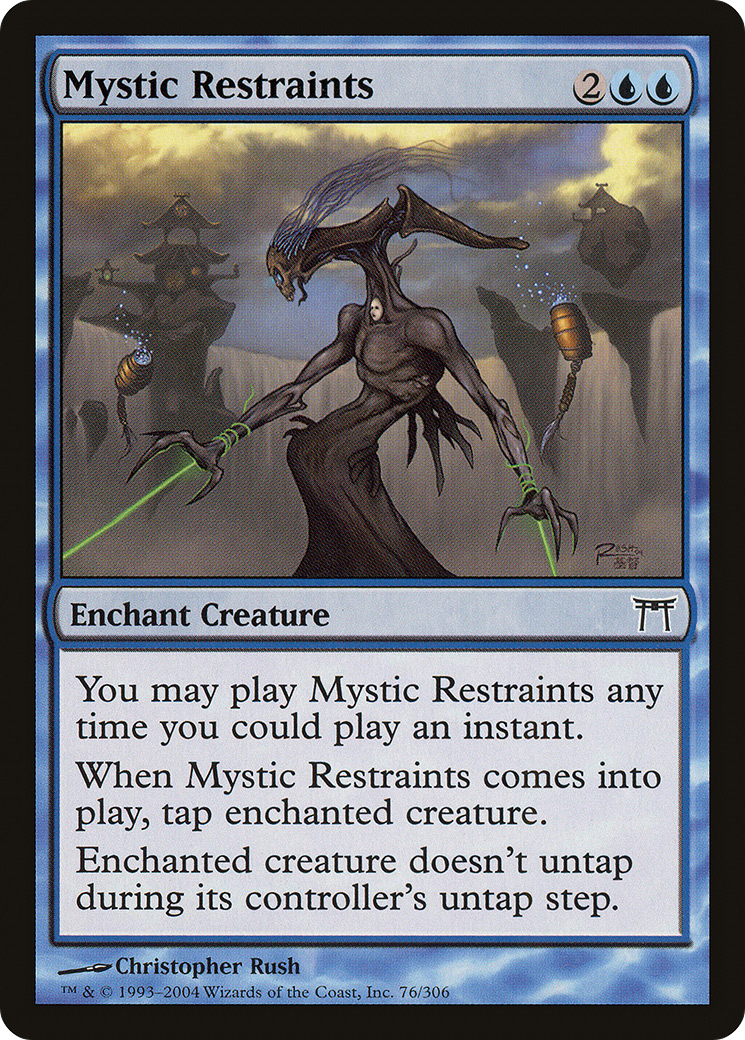 Mystic Restraints (CHK-076) - Champions of Kamigawa Foil