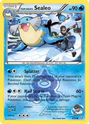 Team Aqua's Sealeo 004 Double Crisis - Common
