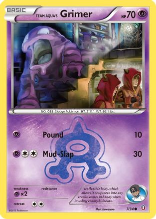 Team Aqua's Grimer 007 Double Crisis - Common