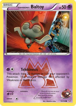 Team Magma's Baltoy 010 Double Crisis - Common