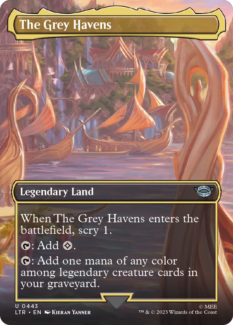 The Grey Havens (Borderless) (LTR-443) - The Lord of the Rings: Tales of Middle-earth