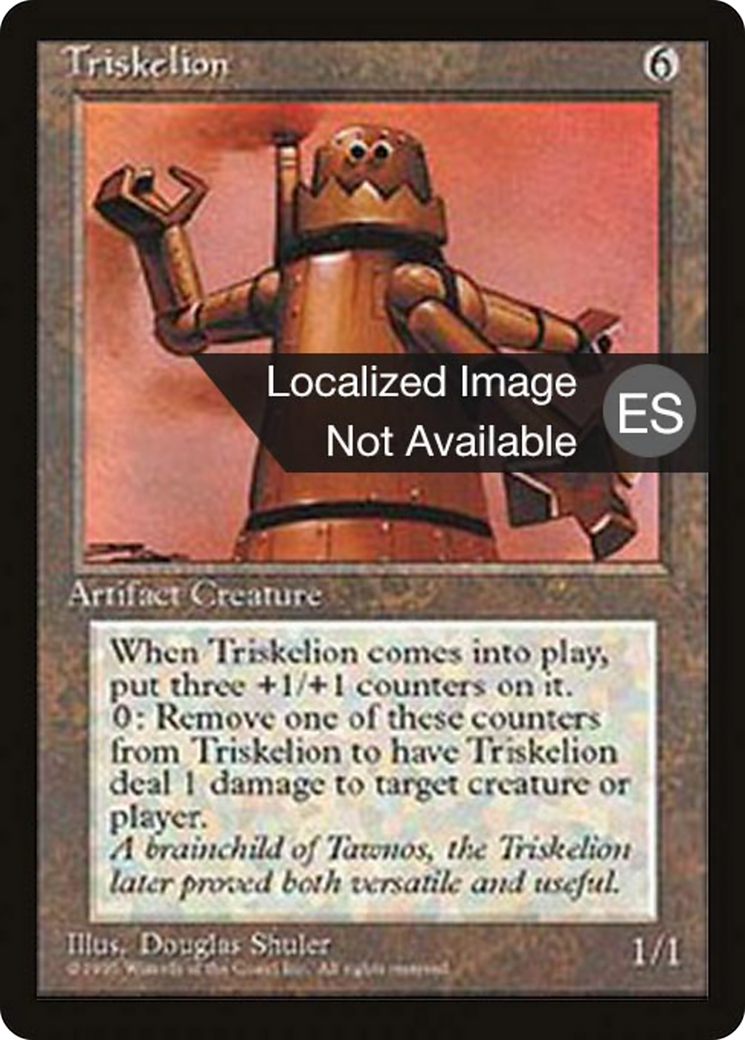 Triskelion (4BB-372) - Fourth Edition Foreign Black Border