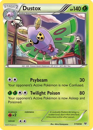 Dustox (7) (7) 007 XY Roaring Skies - Uncommon