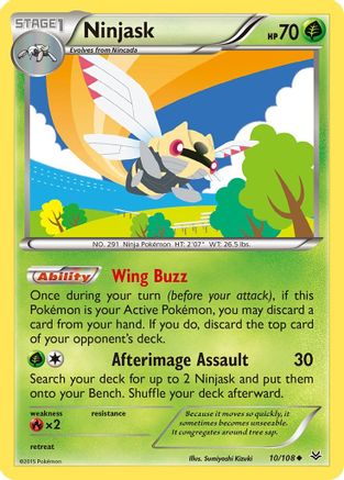 Ninjask 010 XY Roaring Skies - Uncommon