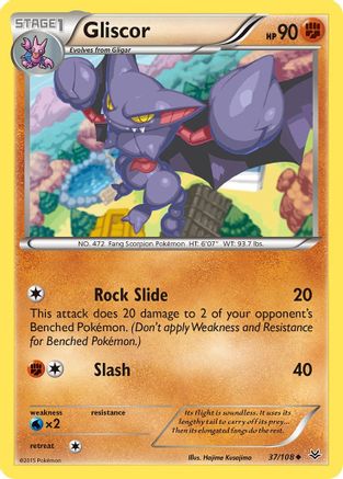 Gliscor - Reverse Holofoil XY Roaring Skies - Uncommon