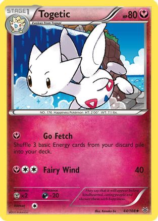 Togetic 044 - Reverse Holofoil XY Roaring Skies - Uncommon
