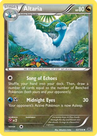 Altaria (53) (53) 053 - Reverse Holofoil XY Roaring Skies - Uncommon