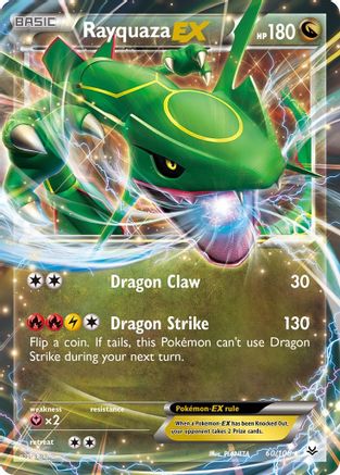 Rayquaza EX (60) (60) 060 - Holofoil XY Roaring Skies - Ultra Rare