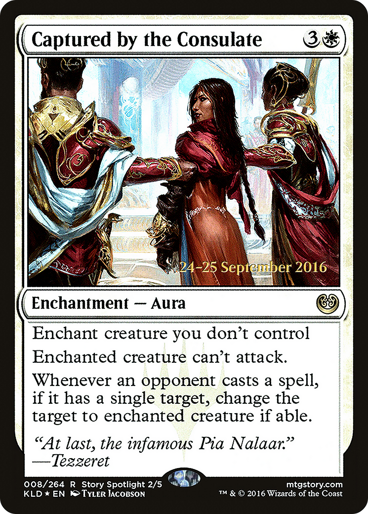 Captured by the Consulate (PRE-008) - Kaladesh Promos Foil