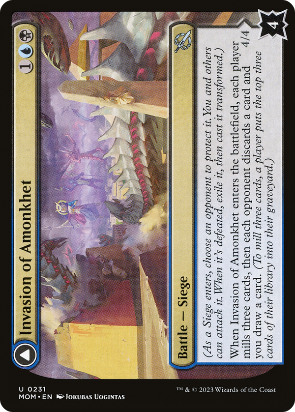 Invasion of Amonkhet (MOM-231) - March of the Machine