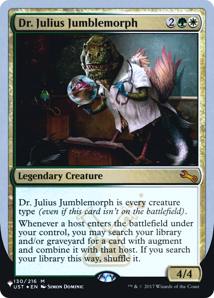Dr. Julius Jumblemorph (LIST-130/216) - The List (Unfinity Foil Edition) Foil