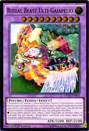 Ritual Beast Ulti-Gaiapelio (UTR) (CROS-EN045) - Crossed Souls Unlimited