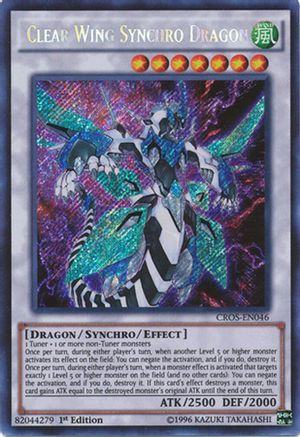 Clear Wing Synchro Dragon (CROS-EN046) - Crossed Souls 1st Edition