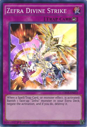 Zefra Divine Strike (CROS-EN072) - Crossed Souls Unlimited