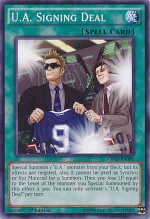 U.A. Signing Deal (CROS-EN088) - Crossed Souls 1st Edition