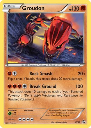 Groudon - XY52 - Holofoil XY Promos - Promo