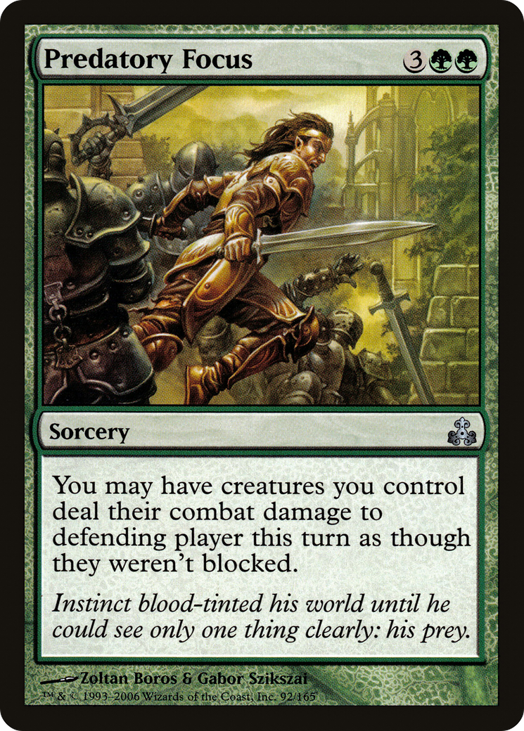 Predatory Focus (GPT-092) - Guildpact Foil