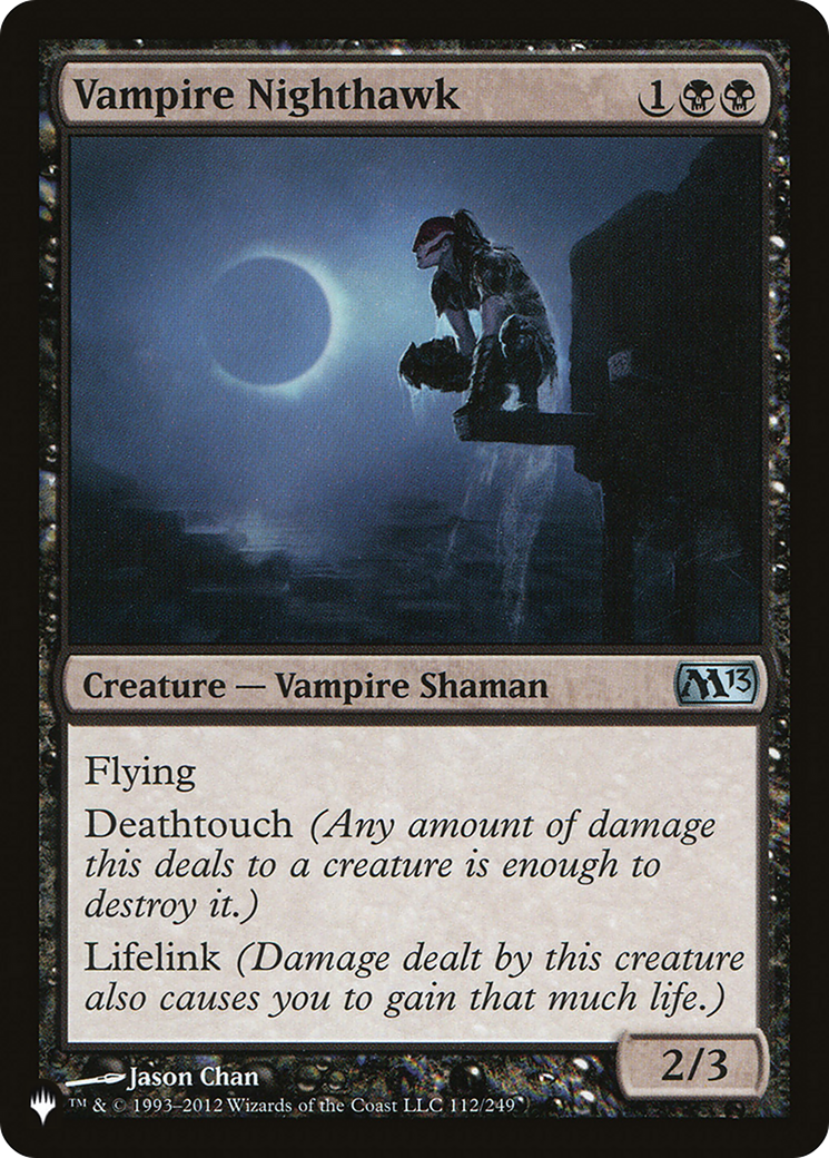 Vampire Nighthawk (LIST-112) - The List Reprints