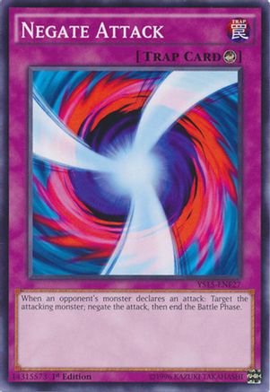 Negate Attack (YS15-ENF27) - Starter Deck: Saber Force 1st Edition