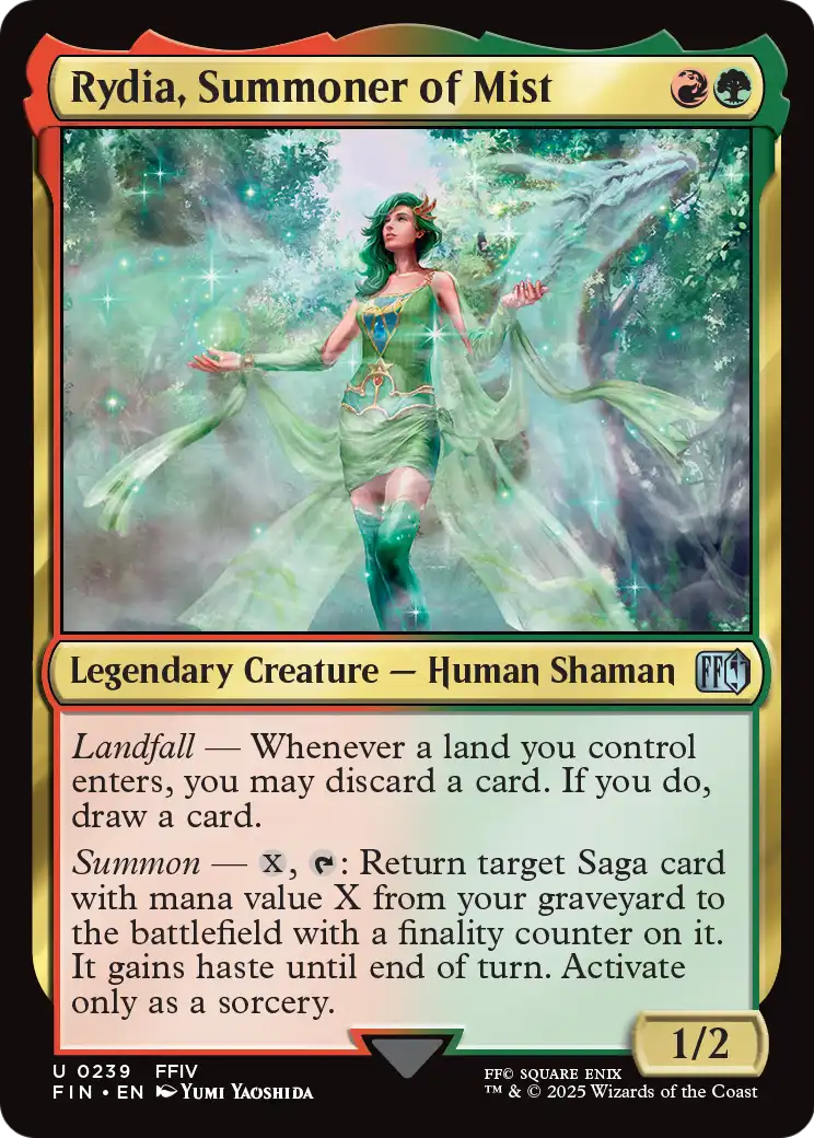Rydia, Summoner of Mist (FIN-239) - FINAL FANTASY Foil