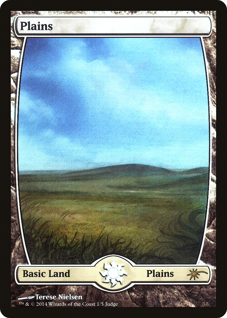 Plains - Full Art (1) (JDG-001) - Judge Gift Cards 2014 Foil