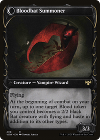 Voldaren Bloodcaster (Showcase) (VOW-298) - Innistrad: Crimson Vow: (Showcase, Double Faced Transform) Foil