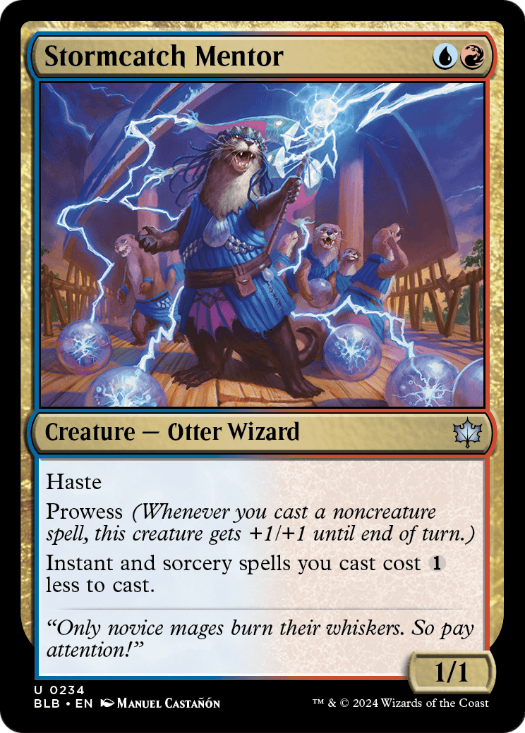 Stormcatch Mentor (BLB-234) - Bloomburrow