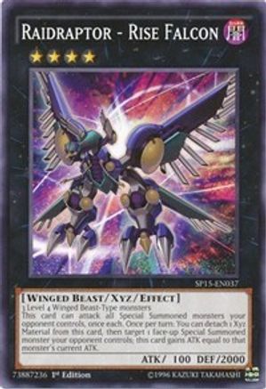 Raidraptor - Rise Falcon (SP15-EN037) - Star Pack ARC-V 1st Edition
