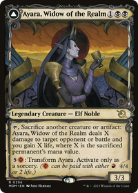 Ayara, Widow of the Realm (Showcase) (MOM-296) - March of the Machine: (Showcase)