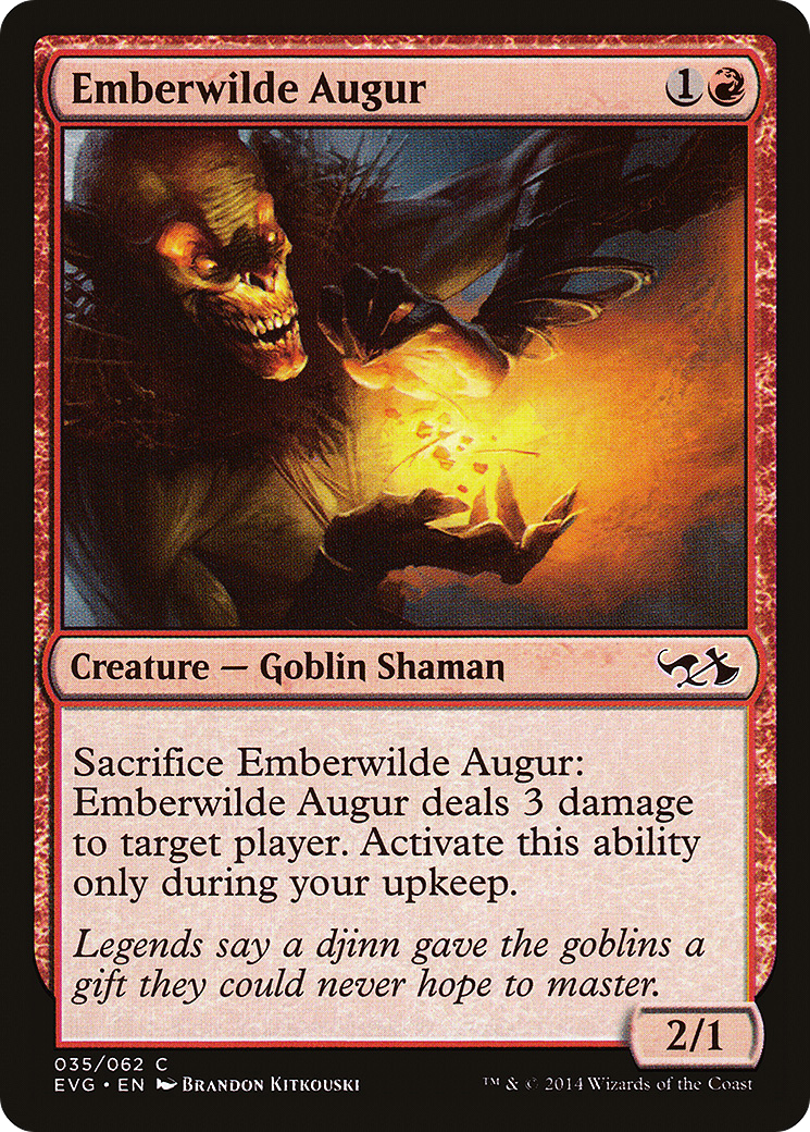 Emberwilde Augur (DD3-035) - Duel Decks Anthology: Elves vs. Goblins