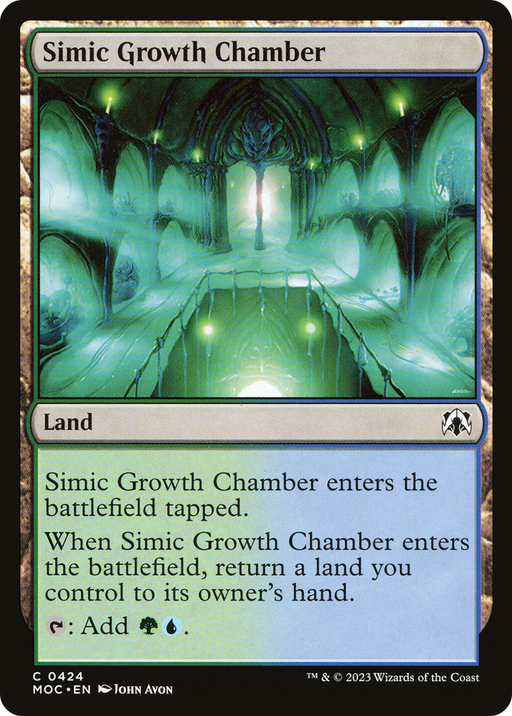 Simic Growth Chamber (MOC-424) - March of the Machine Commander