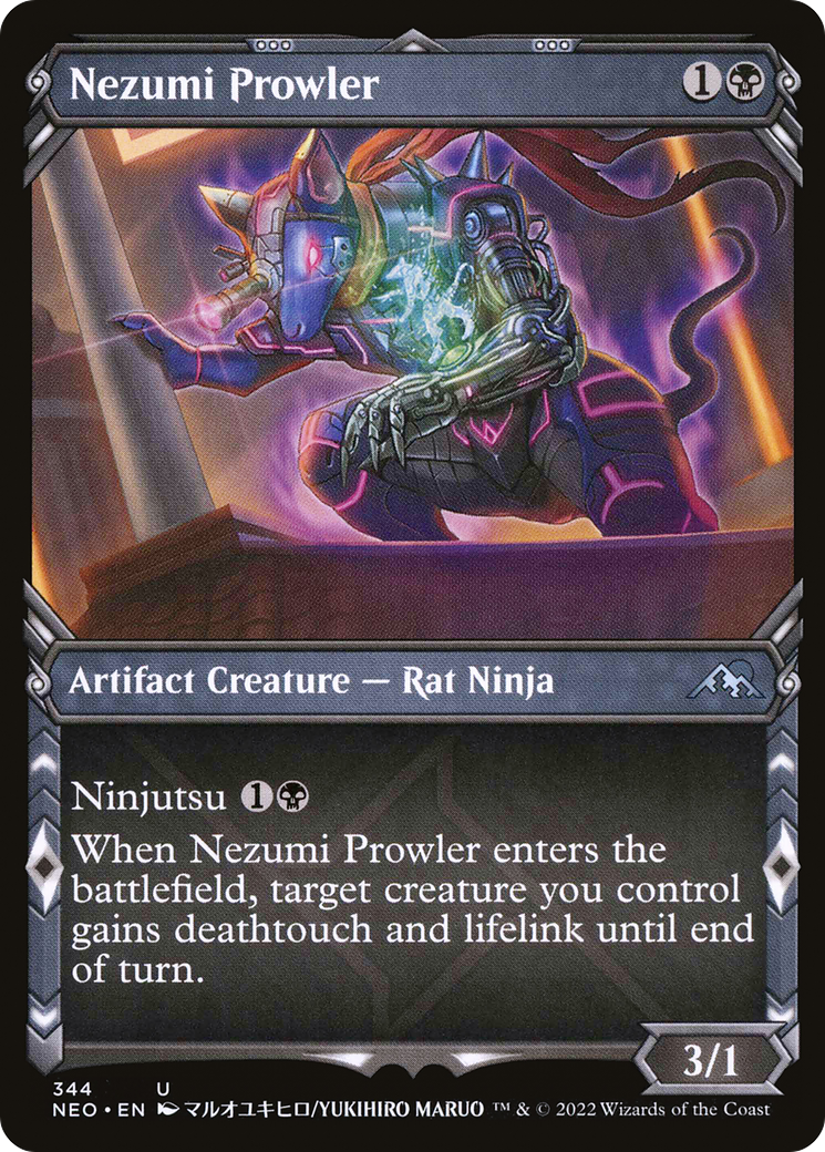 Nezumi Prowler (Showcase) (NEO-344) - Kamigawa: Neon Dynasty: (Showcase)