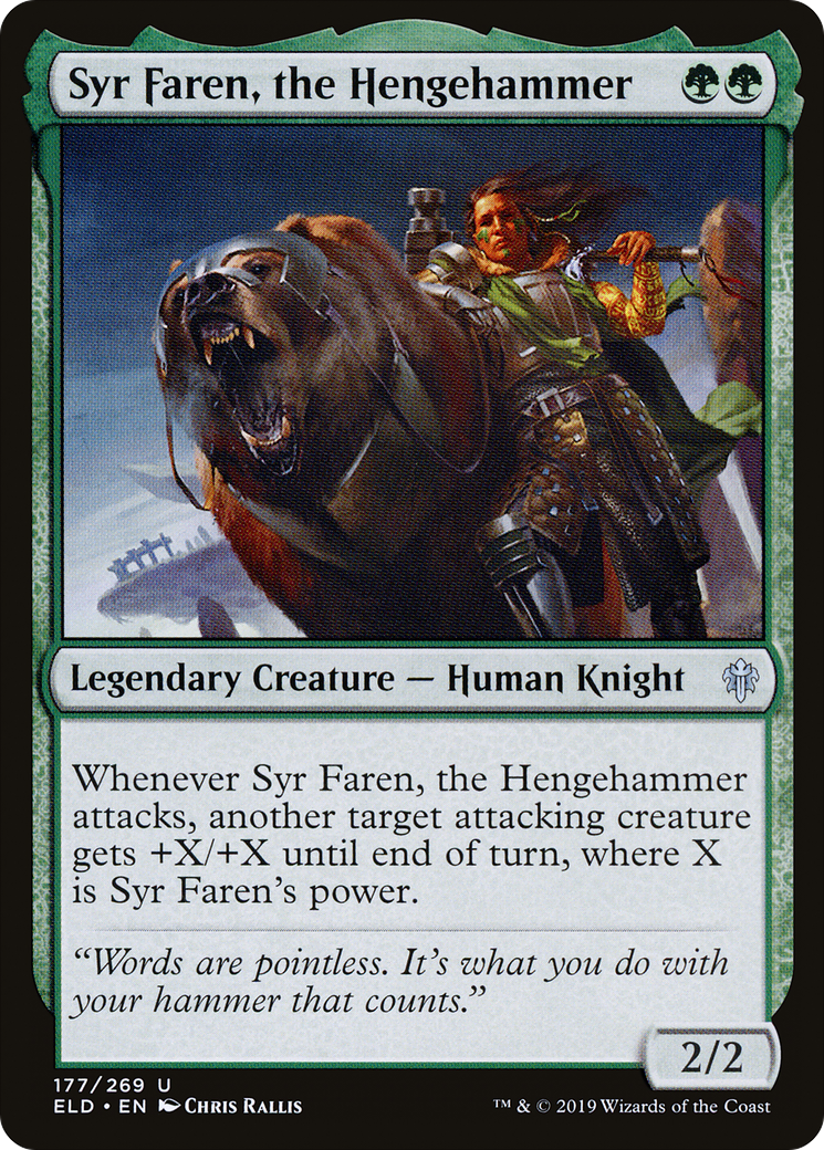 Syr Faren, the Hengehammer (ELD-177) - Throne of Eldraine