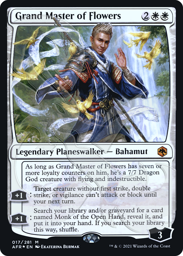 Grand Master of Flowers (AFR&-017) - Adventures in the Forgotten Realms Promos Foil