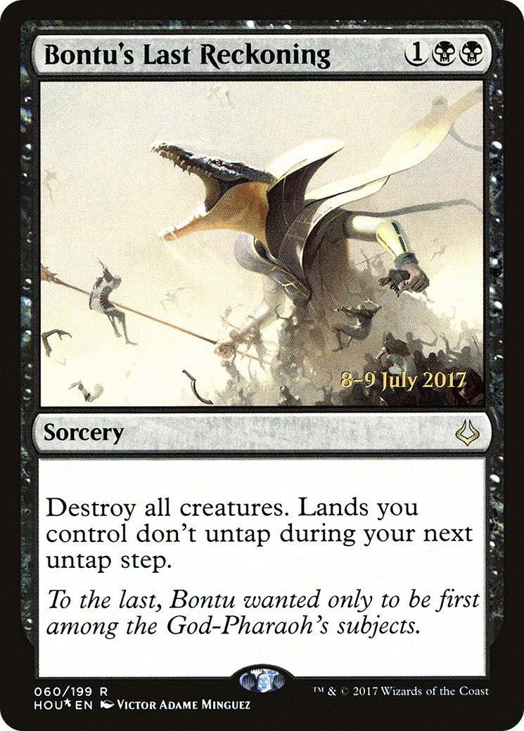 Bontu's Last Reckoning (PRE-060) - Hour of Devastation Promos Foil