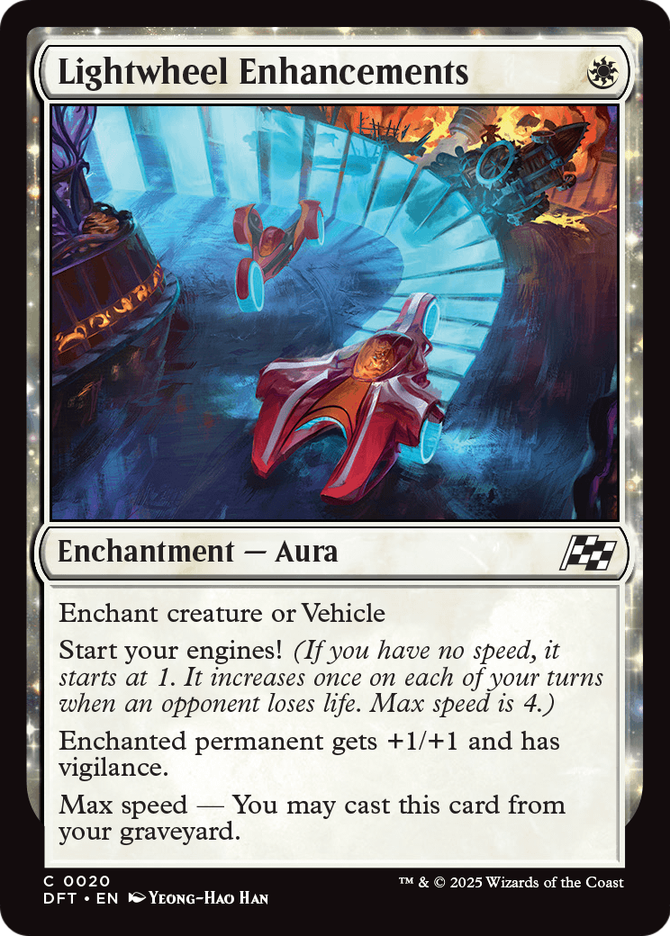 Lightwheel Enhancements (DFT-020) - Aetherdrift: (enchantment) Foil