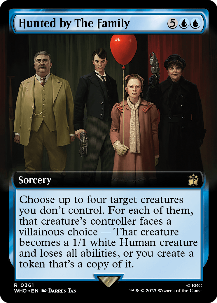 Hunted by The Family (Extended Art) (WHO-361) - Doctor Who: (Extended Art)