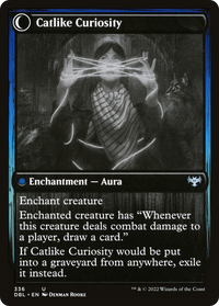 Mischievous Catgeist (DBL-336) - Innistrad: Double Feature: (Double Faced Transform) Foil