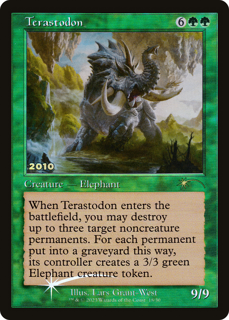 Terastodon (30A-P-018) - 30th Anniversary Play Promos Foil