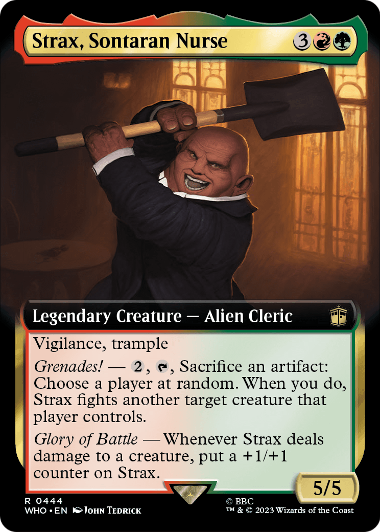 Strax, Sontaran Nurse (Extended Art) (WHO-444) - Doctor Who: (Extended Art) Foil
