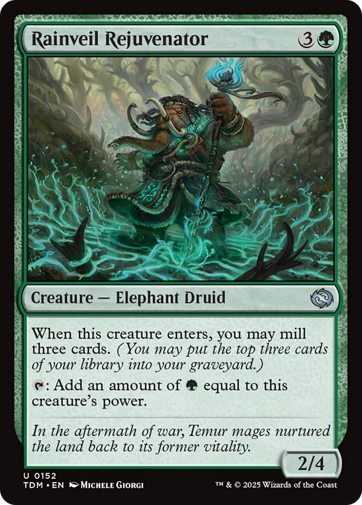 Rainveil Rejuvenator (TDM-152) - Tarkir: Dragonstorm Foil